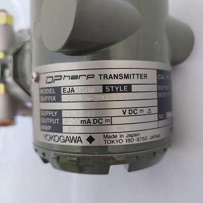 ترنسمیتر فشارمطلق یوکوگاوا مدل EJA310A رنج 30 بار